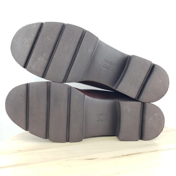 Naturalizer Cabaret Loafer Size 10M Brown Platform Shoes 90s Y2K Academia Preppy - Picture 12 of 12